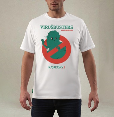 virusbusters / Охотники за вирусами, Футболка мужская REGULAR белая