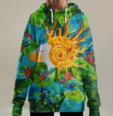 Волшебный баран, Hoodie Long Oversize 3D