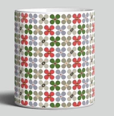 Vintage Floral Pattern Retro Flowers – Винтажный цветочный паттерн ретро цветы - Магазин футболок mastoidishka - Дизайнерские принты