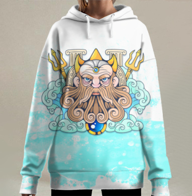 Посейдон, Hoodie Long Oversize 3D