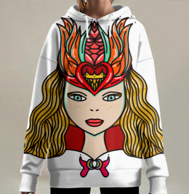 Море Любви, Hoodie Long Oversize 3D