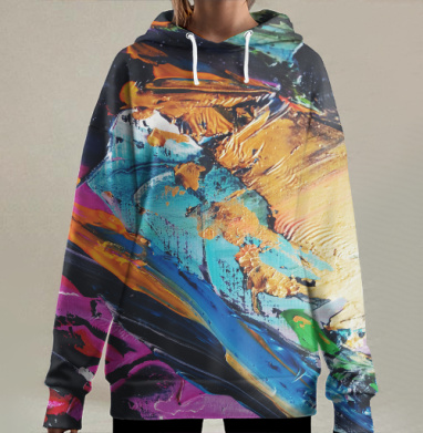 Акрил, Hoodie Long Oversize 3D