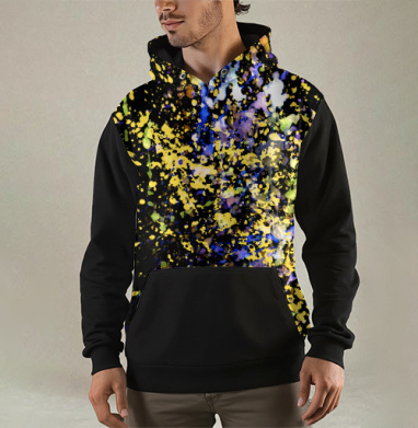 Яркая экспрессия на фоне Abstract Paint Splashes Абстрактные брызги краски - Магазин футболок AnnArtshock - Дизайнерские принты