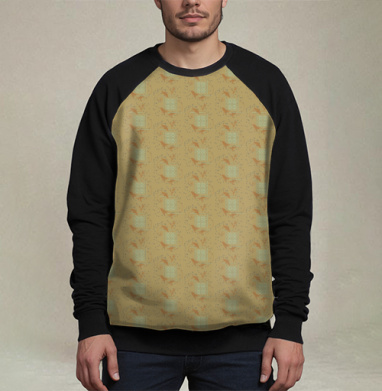 Элегантный растительный декор Винтажный узор с птицами Vintage Birds Pattern, Свитшот мужской 3D / хлопок