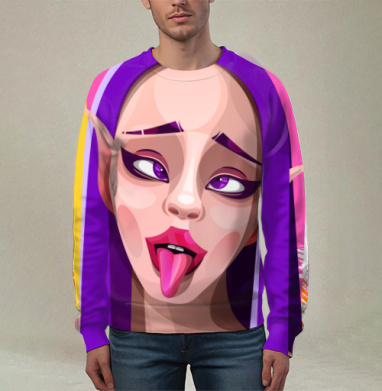 Аниме арт, Свитшот мужской 3D