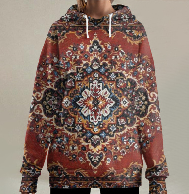 Ковер СССР, Hoodie Long Oversize 3D