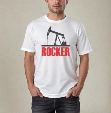 siBEARia Rocker / siBEARia Рокер, Футболка / Мужчинам / Pure / Белая / C принтом