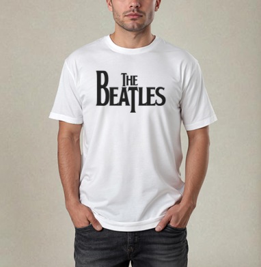 Футболки групп The Beatless, Футболка / Мужчинам / Pure / Белая / C принтом