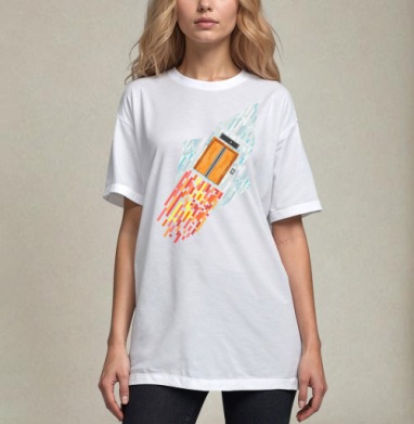 Космический лифт - #футболки #майки #свитшоты #сумки #наклейки #постеры #подарки #радость