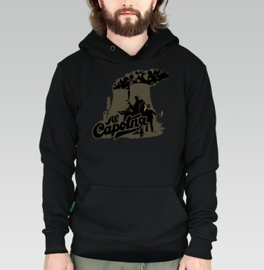 Мрачный нуарный сюжет с гангстерами и заводскими трубами Al Capotna Эл Капотна - Толстовка Муж. черная Regular,  утепленная, страница 17