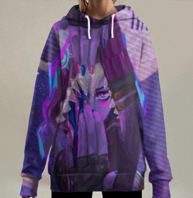 Джинкс, Hoodie Long Oversize 3D