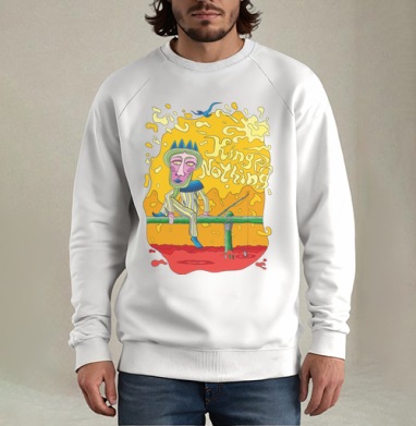 King Nothing, Свитшот мужской белый