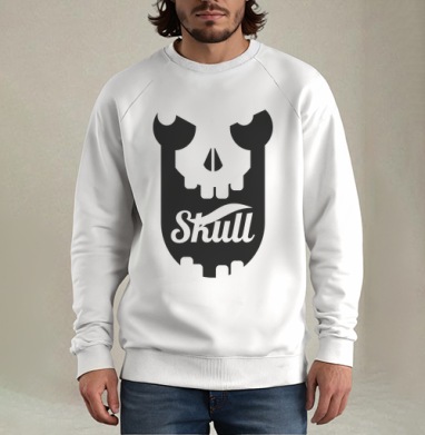 Стильный эмблема Skull с черепом – дерзкий дизайн - Магазин футболок freedezigner - Дизайнерские принты