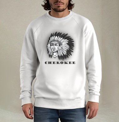Cherokee / Чероки, Свитшот мужской белый