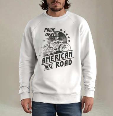 Pride of the American Road / Гордость американской дороги - Мужские Свитшоты