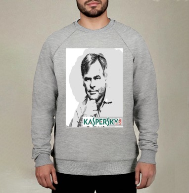 Kaspersky Lab / Лаборатория Касперского, Свитшот мужской меланж начес/петля