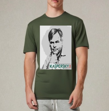 Kaspersky Lab / Лаборатория Касперского, Футболка мужская REGULAR темный хаки
