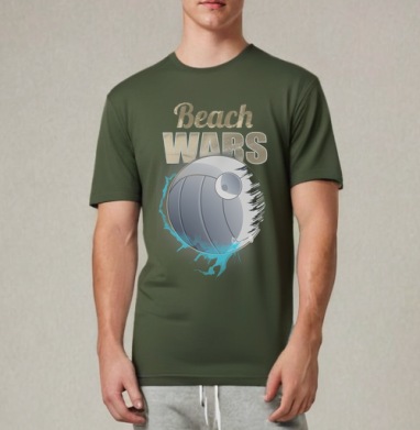 Футболка Beach Wars с волейбольным дизайном - Тонкий, интеллигентный юмор