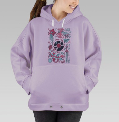 Безумие, Hoodie Oversize Fiolet