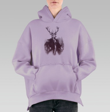 Благородство, Hoodie Oversize Fiolet, утепленная