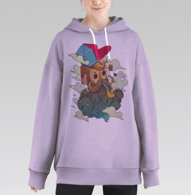 Бородокотики, Hoodie Long Oversize Fiolet