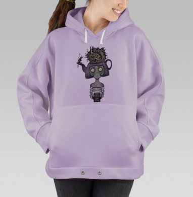 Чайнутая, Hoodie Oversize Fiolet
