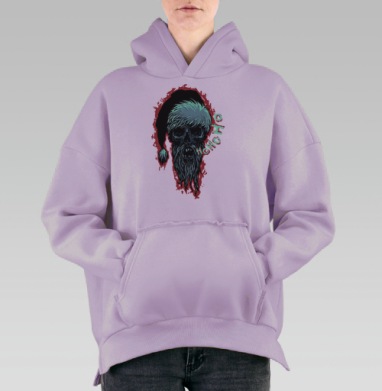 Деад Мороз, Hoodie Oversize Fiolet, утепленная