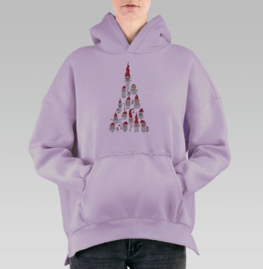 Дедморозоель, Hoodie Oversize Fiolet, утепленная