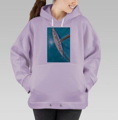 Каникулы на яхте, Hoodie Oversize Fiolet