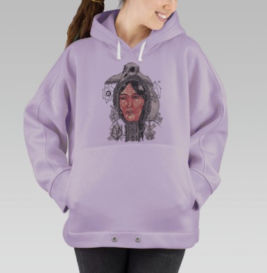 Лоухи хозяйка севера, Hoodie Oversize Fiolet