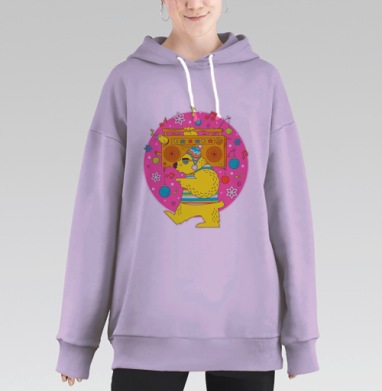 Ми-ми-Миша, Hoodie Long Oversize Fiolet