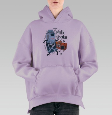 MilkShake!, Hoodie Oversize Fiolet, утепленная