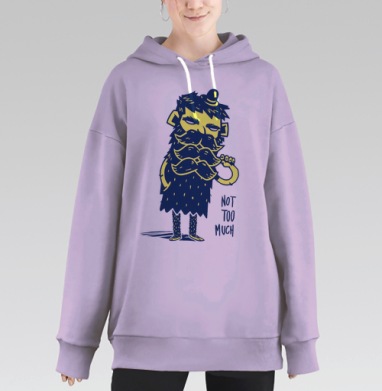 Насыщенность, Hoodie Long Oversize Fiolet