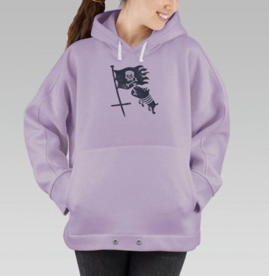 НЕВЕСЕЛЫЙ РОДЖЕР, Hoodie Oversize Fiolet