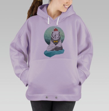 Новый год приближается!, Hoodie Oversize Fiolet