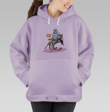 Офицер, Hoodie Oversize Fiolet