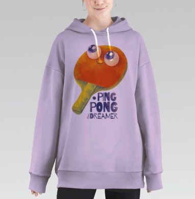 Пинг-понг дример, Hoodie Long Oversize Fiolet