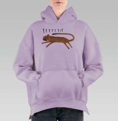 Ppp, Hoodie Oversize Fiolet, утепленная