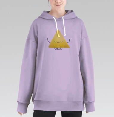 Релакси, Hoodie Long Oversize Fiolet