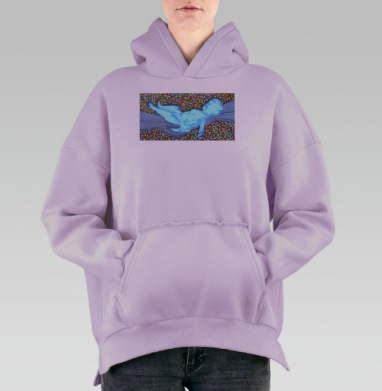 Роман Ермаков, Hoodie Oversize Fiolet, утепленная