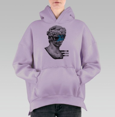 Старые мертвые боги, Hoodie Oversize Fiolet, утепленная