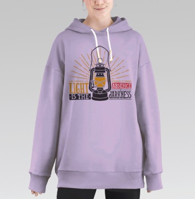 ТЬМА, Hoodie Long Oversize Fiolet