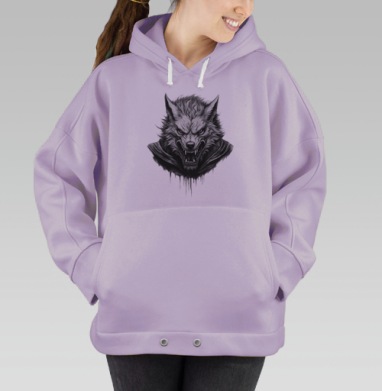Тёмный оборотень, Hoodie Oversize Fiolet