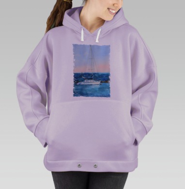 Тихая гавань, Hoodie Oversize Fiolet
