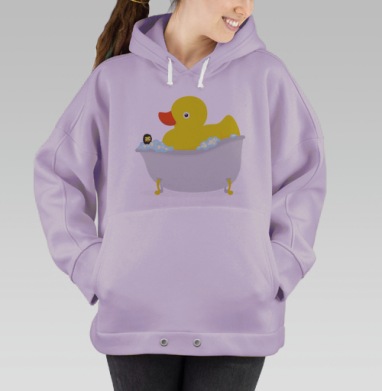 В мире уток, Hoodie Oversize Fiolet