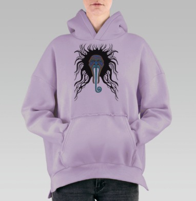 Варган, Hoodie Oversize Fiolet, утепленная