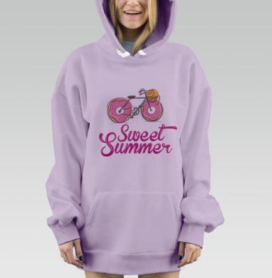 Ах, лето, Hoodie Mjhigh Dig Mel, Fiolet, утепленная