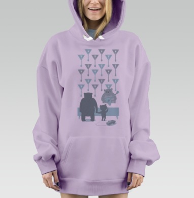 День рождения, Hoodie Mjhigh Dig Mel, Fiolet, утепленная