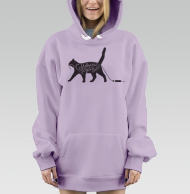 ДОЖДИК, Hoodie Mjhigh Dig Mel, Fiolet, утепленная