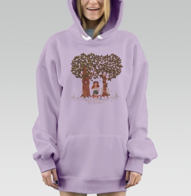 Фэйри, Hoodie Mjhigh Dig Mel, Fiolet, утепленная